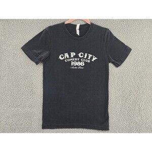 Cap City Comedy Club Shirt Mens Small Austin Texas Black T-Shirt